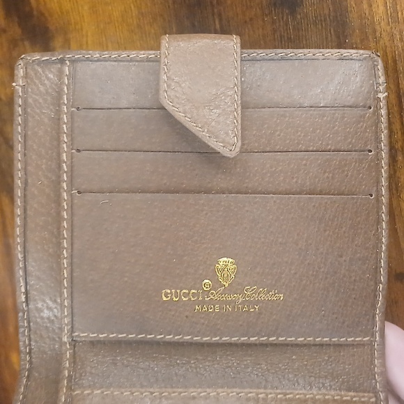 Authentic GUCCI PROJECT Tan Leather Wallet with Card Slots - Picture 2 of 10